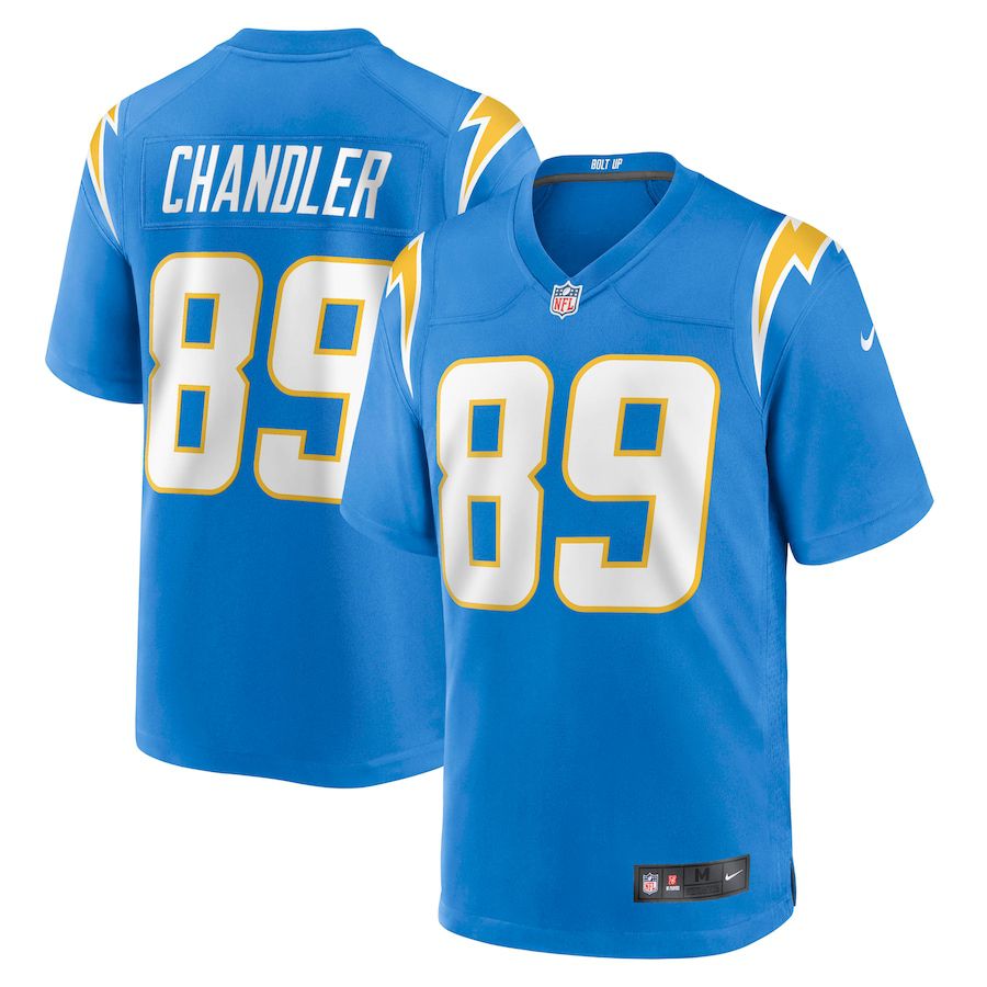 Men Los Angeles Chargers #89 Wes Chandler Nike Powder Blue Retired Player NFL Jersey